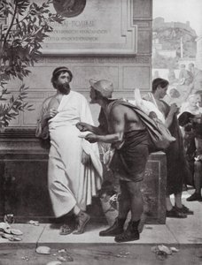 Aristides and the Peasant by Ernest (1818 87) Hillemacher