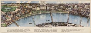Savoy Hotel London Birdseye Map