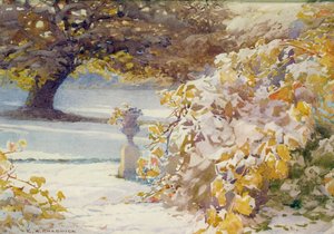 The First Snow by Ernest Albert Chadwick