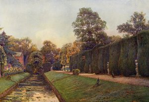 The Great Hedge at Campsea Ashe, Suffolk by Ernest Arthur Rowe