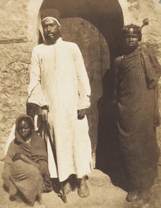 Abu Nabut and Slaves in Cairo, April 22, 1852