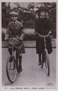 Their Royal Highnesses Princess Mary and Prince Henry by Ernest Brooks