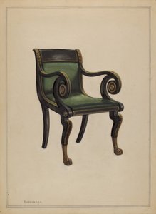Armchair by Ernest Busenbark