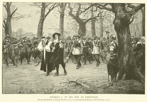 Charles I on his way to execution