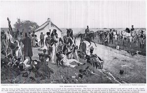 The Morning of Waterloo, illustration from 