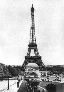 The Eiffel Tower from Trocadero, Paris, 1931 by Ernest Flammarion