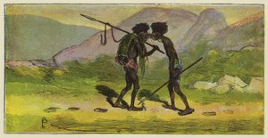 Ashanti Greeting by Ernest Henry Griset