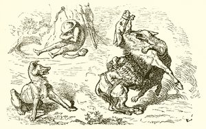 The Ass, the Dog, and the Wolf