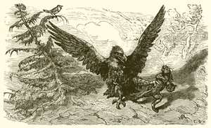 The Sparrow and the Hare by Ernest Henry Griset
