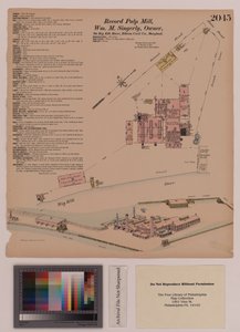 Record Pulp Mill, Elkton, Maryland, Hexamer General Surveys, 1808