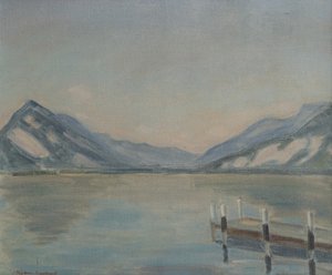 Lake Thun by Ernest Hiram Brülhart