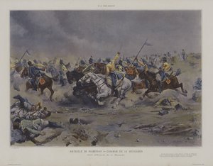 Charge of the 12th Hussars at the Battle of Marengo