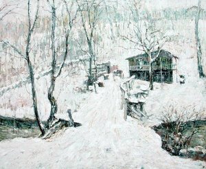 Country Scene, Winter by Ernest Lawson