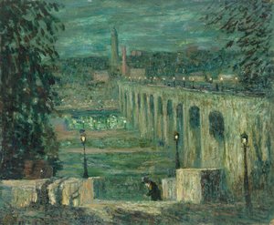 High Bridge at Night, New York City, c.1910-1920