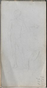 Nude Figure, Profile by Jean Louis Ernest Meissonier