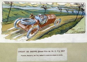 Circuit de Dieppe (A.C.F Grand Prix) by Ernest Montaut