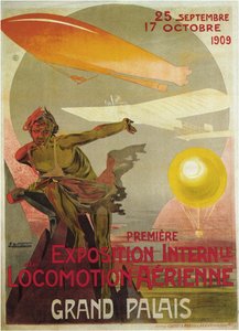 The first Salon de la locomotion aérienne by Ernest Montaut