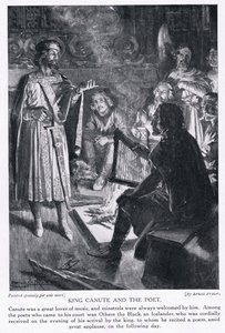 King Canute and the poet by Ernest Prater