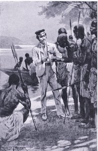 Winning friendship with a watch (illustration from Cassell