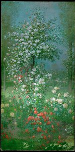 Roses, Decorative Panel by Ernest Quost