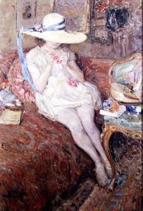 Young Girl in a Straw Hat