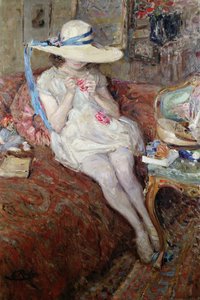 Young Girl in a Straw Hat