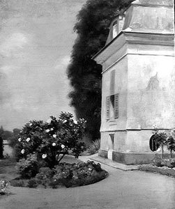 The Garden and House at Queue-en-Brie by Ernest Rouart