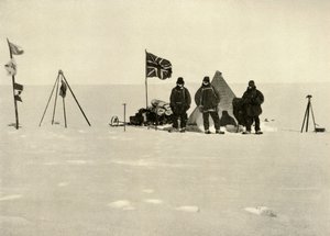 The Christmas Camp on the Plateau by Ernest Shackleton