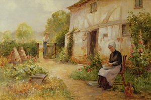 Peeling Potatoes by Ernest Walbourn