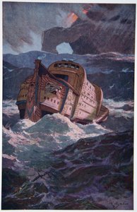 The Babylonian Deluge, 1915 by Ernest Wellcousins