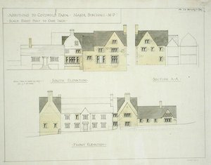 Addition to Cotswold Farm, Gloucestershire by Ernest William Gimson