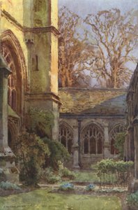 The Cloisters, Winchester College by Ernest William Haslehust