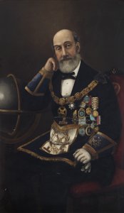 John Morant Hervey, Grand Secretary, 1875 by Ernest de Cleichen von Tettenborn