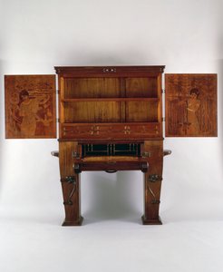 Secretaire writing desk by Ernesto Basile