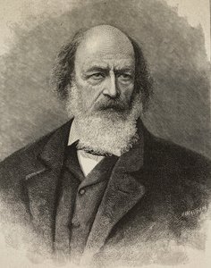Portrait of Alfred Tennyson by Ernesto Mancastroppa