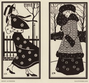 Calendar pictures by Ernst Aufseeser