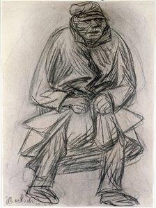 Figure of a beggar