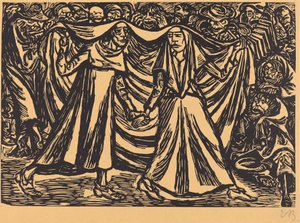 The Dance of Death II, 1921 by Ernst Barlach