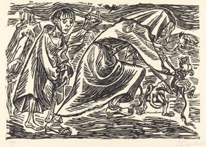 The Dog Catcher by Ernst Barlach