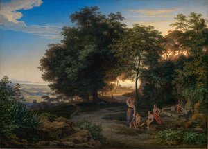Landscape in the Latin Mountains by Ernst Fries