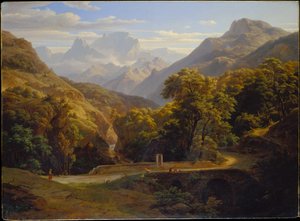 Mountainscape by Ernst Fries