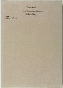 Six Views of Heidelberg Castle: Wrapper