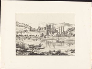The Convent of Neuberg from Schlierbach by Ernst Fries