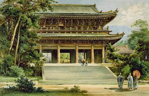 Buddhist Temple at Kyoto, Japan, from 