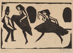 Acrobatic Dance by Ernst Ludwig Kirchner