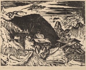 Alpine Pasture by Ernst Ludwig Kirchner