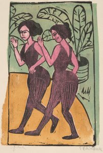 English Step Dancers by Ernst Ludwig Kirchner