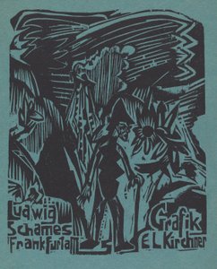 Ludwig Schames Frankfurt a M, 1919-1920 by Ernst Ludwig Kirchner