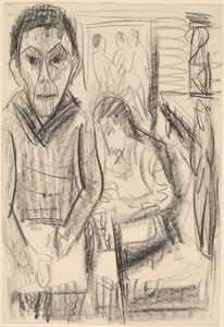 Self-Portrait in the Studio