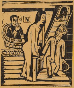 The Visit, 1923 by Ernst Ludwig Kirchner